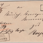 Preussen - Templin, Ra2 a. Paketbegleitbiref n. Boitzenburg, Beamten-Ra2