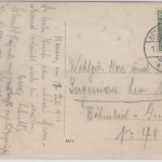 DR - Seebad Bansin 1913, Kreisgitterstpl. a. priv. Fotokarte (Strandkorb) n.
