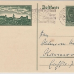 DR - Seestadt Rostock 2 - Neue Rennbahn - Volksrenntag, Masch.werbestpl. 1938 a.