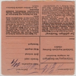 DR - 80 Pfg. Hindenburg u.a., Nachnahme-Paketkarte/Beutelstück 1942