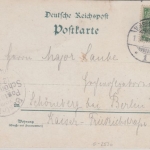 Mecklenburg-Vorpommern - Warnemünde, farb. Gruss aus Mehrbild-Litho glaufen 1897