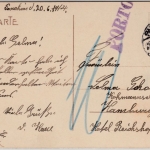 Mecklenburg-Vorpommern - Parchim, Wallallee, sw-Ansicht, gelaufen 1914