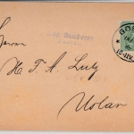 DR - Goslar 1888, Klaucke-Stempel a. 3 Pfg. Drucksachenkarte n. Uslar