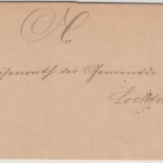 DR - Goslar 1886, Klaucke-Stempel a. 10 Pfg. Brief n. Lochtum, mit Inhalt
