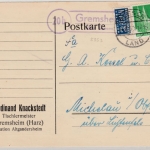BRD - (20b) Gremsheim ü. Seesen, Landpost-Ra2 a. Karte n. Michelau 1950