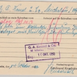 BRD - (20b) Gremsheim ü. Seesen, Landpost-Ra2 a. Karte n. Michelau 1950