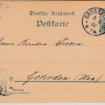 DR - Grossflöthe 1902, kl. K1 a. 5 Pfg. GA-Karte n. Gehrden 1902