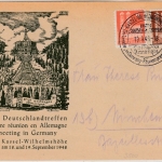 Bizone - Kassel-Wilhelmshöhe 1. Deutschlandtreffen Club Armorique, SST 1948 a.