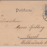 Hessen - Wilhelmshöhe b. Kassel, Gruss aus Mehrbild-Farblitho, gelaufen 1900