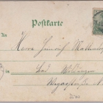 Hessen - Kassel, Gruss aus Mehrbild-Farblitho (Postgebäude etc.), gelaufen 1902