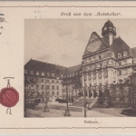 Hessen - Kassel, Ratskeller - Rathaus. sw-AK gelaufen 1914