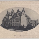 Nordrhein-Westfalen - Eschweiler, Amtsgericht - sw-Prägekarte, gelaufen 1911