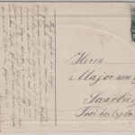 Nordrhein-Westfalen - Eschweiler, Amtsgericht - sw-Prägekarte, gelaufen 1911