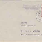BRD - Steinefrenz/Ort ü, Montabaur, Landpost-L2 a. Brief n. Gotha 1958