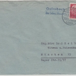 BRD - Quirnbach ü. Selters/Westerw., Landpost-L2 a. Brief 1959