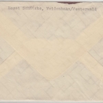 BRD - (22b) Weidenhahn ü. Selters (Westerw), Landpost-L2 a. Brief n. Gotha 1957