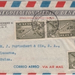 Mexico - 4x30 C. Pegasus, airmail cover Mexico City - SWITZERLAND 1946
