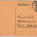 DR - Nordhausen - Ottbergen, Bahnpost Zug 287, GA-Karte n. Cassel 1915