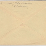 All.Bes. - Eichenberg 3.1.46, Gebühr bezahlt, L2 a. Brief n. Bad Wildungen