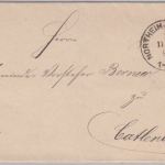 DR - Northeim in Hannover 1888, Klaucke-Stpl. a. Brief n. Catlenburg