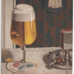 DR - Düsseldorf 1933, Rhein-Ruhr-Messe, SST a. Werbekarte (Schwanenbräu) n. Köln