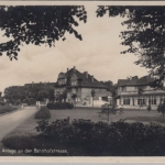 Nordrhein-Westfalen - Sterkrade, Anlage a.d. Bahnhofstraße, sw-Fotokarte 1931
