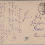Nordrhein-Westfalen - Sterkrade, Straßenansicht m. Straßenbahn, sw-AK 1922