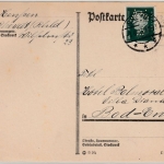 DR - 8 Pfg. Ebert/Perfin "ASB", Karte Rheydt - Bad Ems 1929