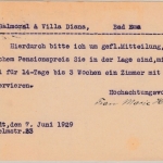 DR - 8 Pfg. Ebert/Perfin "ASB", Karte Rheydt - Bad Ems 1929