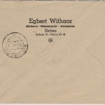 Bizone - 60 Pfg. Bauten + Notopfer, Jüchen - Euskirchen 1949