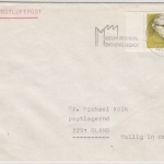 BRD - Eisnotluftpost, Brief Mönchengladbach - Hallig Oland 26.1.85