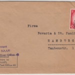 BRD - Field Post Office 774 (Rheindahlen), 2 1/2 P. Elizabeth a. Brief n.Hamburg