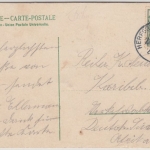 DR - Herford-Altenbeken, Zug 581 Bahnpost-Karte n. DSWA, Bad Salzuflen - Karibib