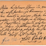 DR - Halle in Westfalen 1874, Ra2 a. 1/2 Gr. Brustschild GA-Karte n. Barmen