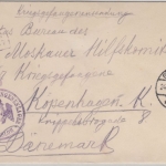 DR - Gütersloh 1917, Kriegsgefangenenbrief n. DÄNEMARK, Lagerzensur