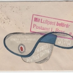 DR-Infla - 2x10 Pfg. Flugpost u.a., Luftpostbrief Wangerooge - Bassum 1922