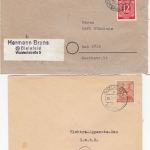 DR/All.Bes./BRD - Gütersloh, Lot mit 8 hübschen Heimatbelegen ex 1917/1981