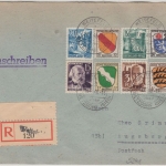 FZ/Rheinl.-Pfalz - Weitefeld ü. Betzdorf (Sieg), Poststelle I, Einschreibebrief