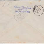 BRD - Pier ü. Düren, Poststelle I, Einschreibebrief n. München 1953