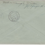 Bizone - 60 Pfg. Bauten, Einschreibebrief Düren - Aachen 1950, ohne Inhalt