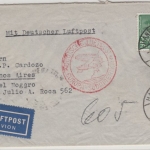 DR - 2 M. Lilienthal u.a., Luftpostbrief n. ARGENTINIEN, Hannover - Buenos Aires