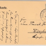 Bayern - Dillingen Königsstraße, sw-AK, gelaufen 1908