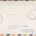 BRD - Feucht 1972, Int. Förderkreis Oberth, SST a. Lupobrief n. BELGIEN, retour