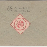 DR - Feldpost 1945, "An Absender zurück - neue Anschrift abwarten", L2 a. Brief