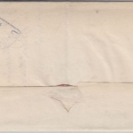 Bayern - Stadtsteinach 18/4 (1872), blauer HKS a. Dienstbrief n. Untersteinach
