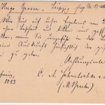 DR - Braunschweig 1e, 1883, Klauckestempel a. 5 Pfg. GA-Karte n. Leipzig