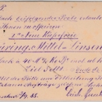 DR - Braunschweig 1e, 1888, Klauckestempel a. 3 Pfg. Drucksachenkarte n. Uslar