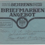 DR - Braunschweig 1921, 15 Pfg. Post-Freistempel, illustr. Drucksachenbrief n.