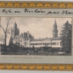 Baden-Württemberg - Weinheim, Berckheim'sches Schloss, Passepartout-Prägekarte