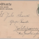 Baden-Württemberg - Schillingstadt, sw-AK (Gesamtansicht), gelaufen 1904